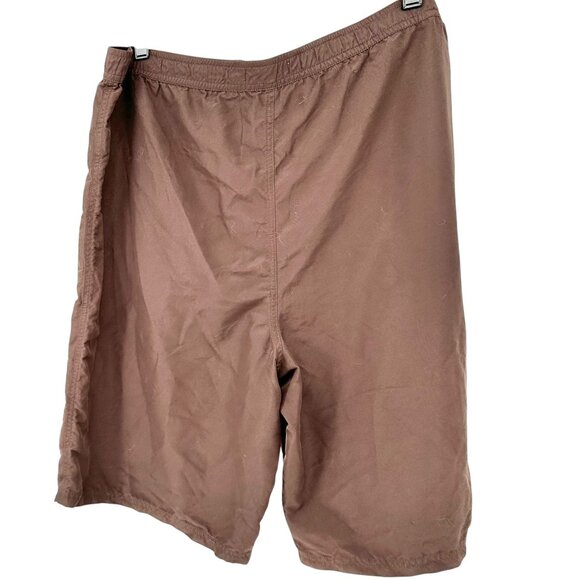Chadwicks Bermuda Swim Shorts Womens Size 18 Brown Long Polyester Drawstring - Picture 3 of 7